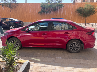 Toyota Corolla 2020 Red Automatic Used for Sale in Greater Cairo ( Cairo + Giza)