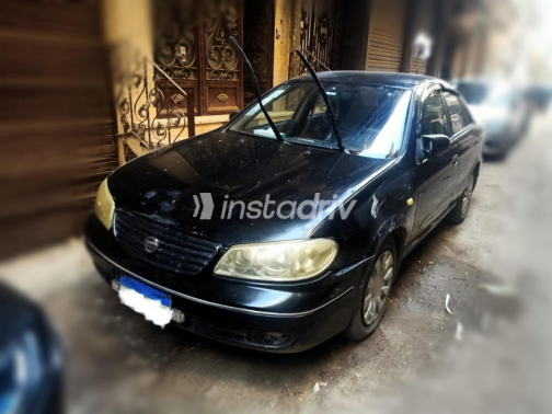نيسان صنى 2008 أسود يدوي مستعملة للبيع في المنصورة - 1