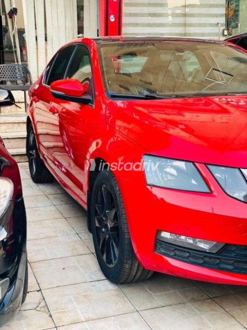 Skoda Octavia 2020 Red Automatic Used for Sale in Nasr city - 3