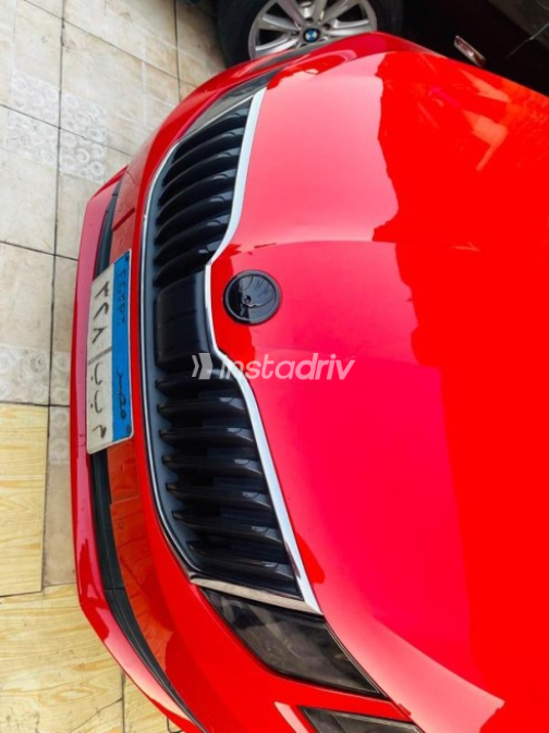 Skoda Octavia 2020 Red Automatic Used for Sale in Nasr city - 4