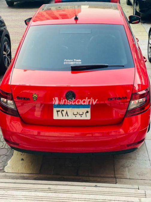 Skoda Octavia 2020 Red Automatic Used for Sale in Nasr city - 5