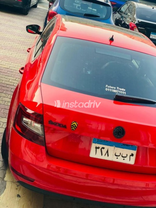 Skoda Octavia 2020 Red Automatic Used for Sale in Nasr city - 6