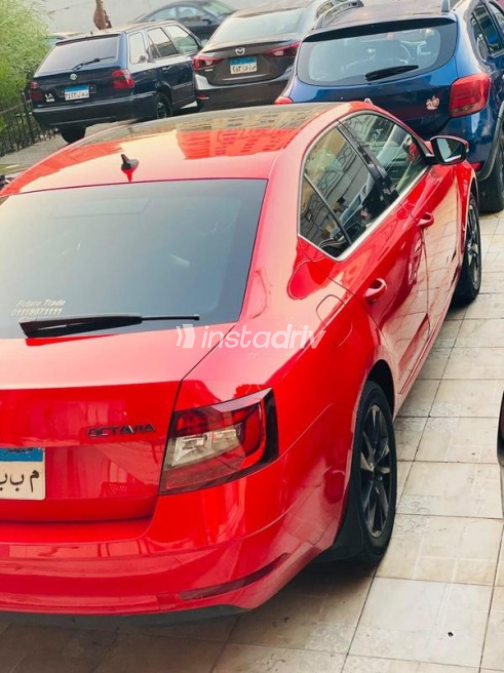 Skoda Octavia 2020 Red Automatic Used for Sale in Nasr city - 8