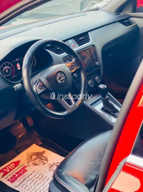 Skoda Octavia 2020 Red Automatic Used for Sale in Nasr city - 10