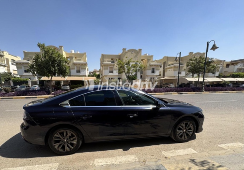 Peugeot 508 2020 Dark Blue Automatic Used for Sale in Cairo - 3
