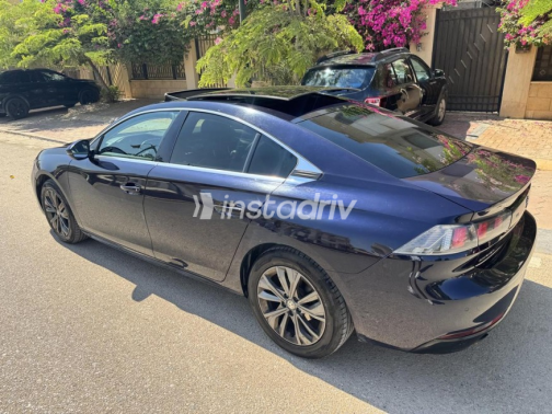 Peugeot 508 2020 Dark Blue Automatic Used for Sale in Cairo - 5