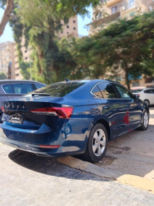 Skoda Octavia 2021 Dark Blue Automatic Used for Sale in Mohandessin