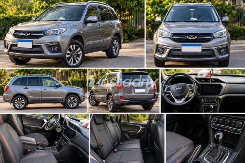 Chery Tiggo 3 2022 Dark Gray Automatic Used for Sale in Greater Cairo ( Cairo + Giza) - 3