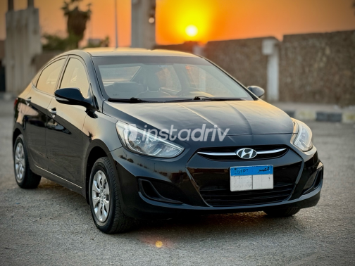 هيونداي اكسنت RB 2015 أسود أوتوماتيك مستعملة للبيع في القاهرة الكبرى ( القاهرة - الجيزة) - 8