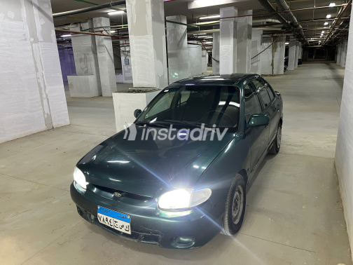 Hyundai Accent 2002 Green Manual Used for Sale in Greater Cairo ( Cairo + Giza) - 2