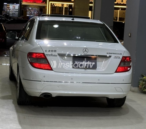 Mercedes C 200 2008 White Automatic Used for Sale in Damietta - 2