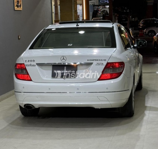Mercedes C 200 2008 White Automatic Used for Sale in Damietta - 5