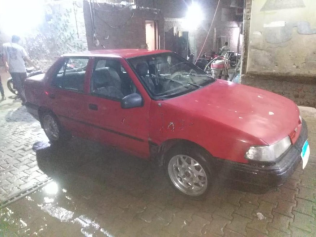 Hyundai Excel 1995 Red Manual Used for Sale in Giza