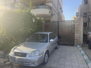Hyundai Verna 2009 Gray Manual Used for Sale in Cairo