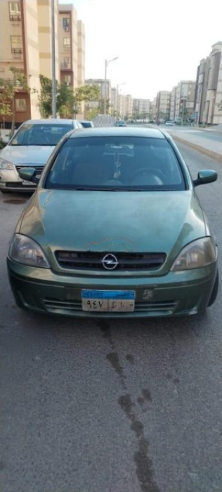 Opel Corsa 2004 Green Manual Used for Sale in Cairo