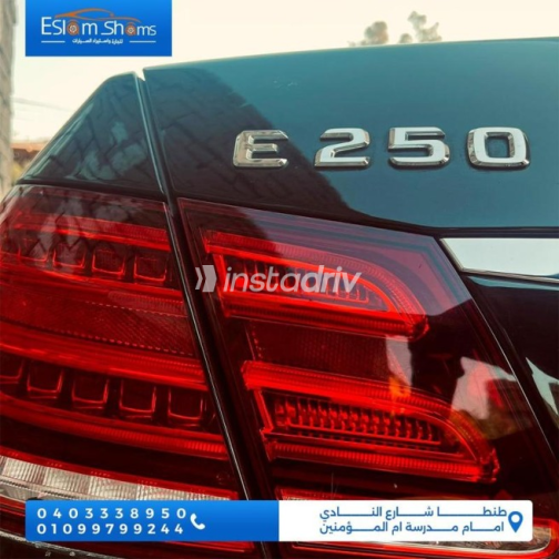 مرسيدس E 250 2014 أسود أوتوماتيك مستعملة للبيع في طنطا - 4