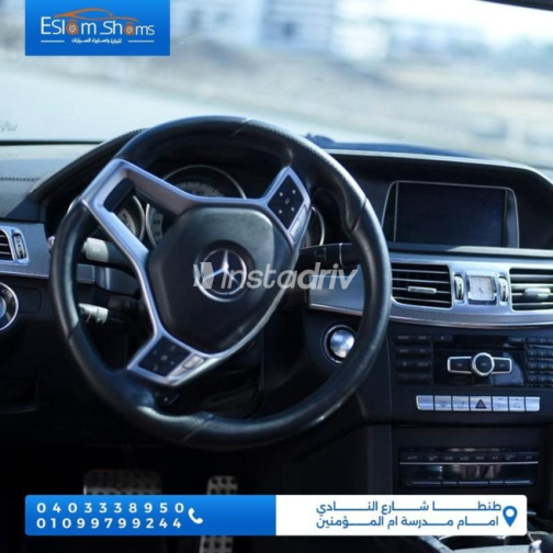 مرسيدس E 250 2014 أسود أوتوماتيك مستعملة للبيع في طنطا - 6