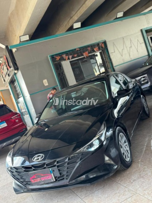 Hyundai Elantra CN7 2022 Black Automatic Used for Sale in Nasr city - 7