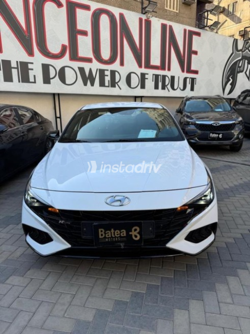 Hyundai Avante 2021 White Automatic Used for Sale in Nasr city - 1