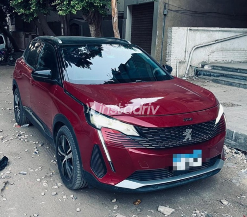Peugeot 3008 2022 Red Automatic Used for Sale in Nasr city - 4