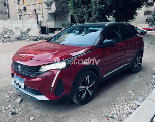 Peugeot 3008 2022 Red Automatic Used for Sale in Nasr city - 5