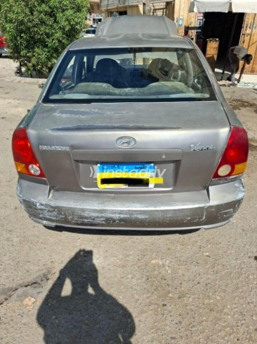 Hyundai Verna 2007 Gray Manual Used for Sale in El Haram - 3