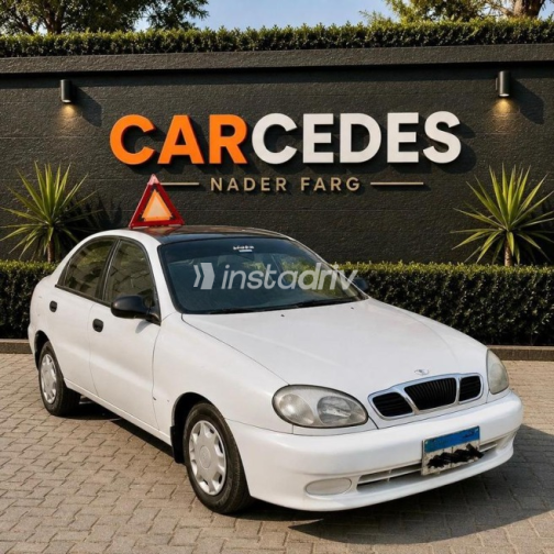 Daewoo Lanos 1997 White Manual Used for Sale in Greater Cairo ( Cairo + Giza) - 2