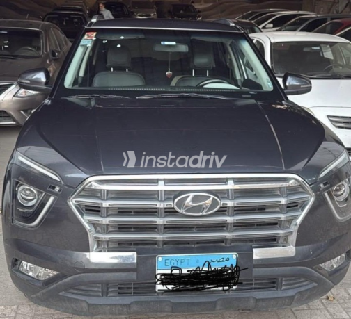 Hyundai Creta 2021 Dark Gray Automatic Used for Sale in Kafr el-Sheikh - 1