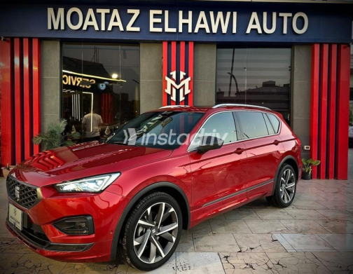 Seat Tarraco 2021 Dark Red Automatic Used for Sale in Nasr city - 5