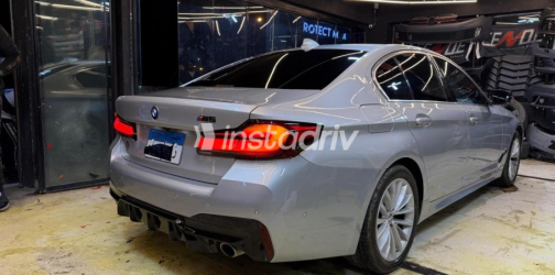 بي ام دبليو 520 2019 فضي أوتوماتيك مستعملة للبيع في مدينة الشيخ زايد - 2