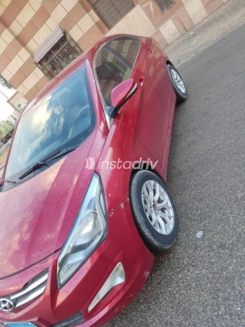 Hyundai Solaris 2016 Red Automatic Used for Sale in Obour City - 1