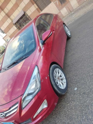 Hyundai Solaris 2016 Red Automatic Used for Sale in Obour City