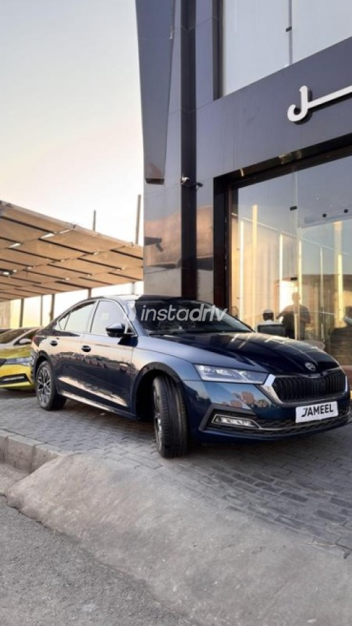 Skoda Octavia 2023 Dark Blue Automatic Used for Sale in El Mahalla - 2