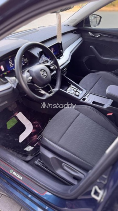 Skoda Octavia 2023 Dark Blue Automatic Used for Sale in El Mahalla - 9