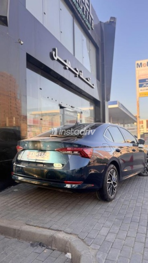 Skoda Octavia 2023 Dark Blue Automatic Used for Sale in El Mahalla - 10