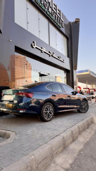 Skoda Octavia 2023 Dark Blue Automatic Used for Sale in El Mahalla