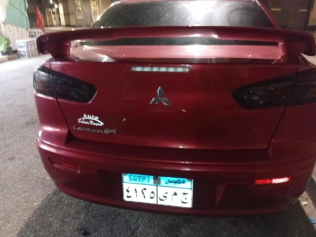 Mitsubishi Lancer EX Shark 2016 Burgundy Automatic Used for Sale in Damietta