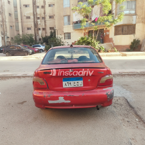 Hyundai Accent 2000 Red Manual Used for Sale in Greater Cairo ( Cairo + Giza) - 1