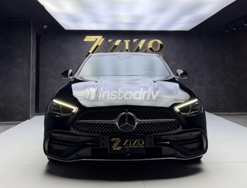 Mercedes C 180 2022 Black Automatic Used for Sale in Cairo - 1