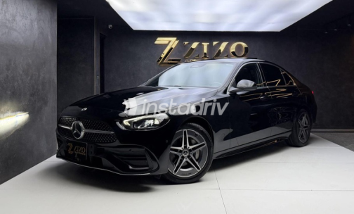 Mercedes C 180 2022 Black Automatic Used for Sale in Cairo - 4