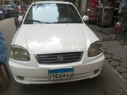 Hyundai Verna 2012 White Manual Used for Sale in Cairo - 7
