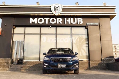 Peugeot 301 2021 Dark Blue Automatic Used for Sale in Nasr city - 10