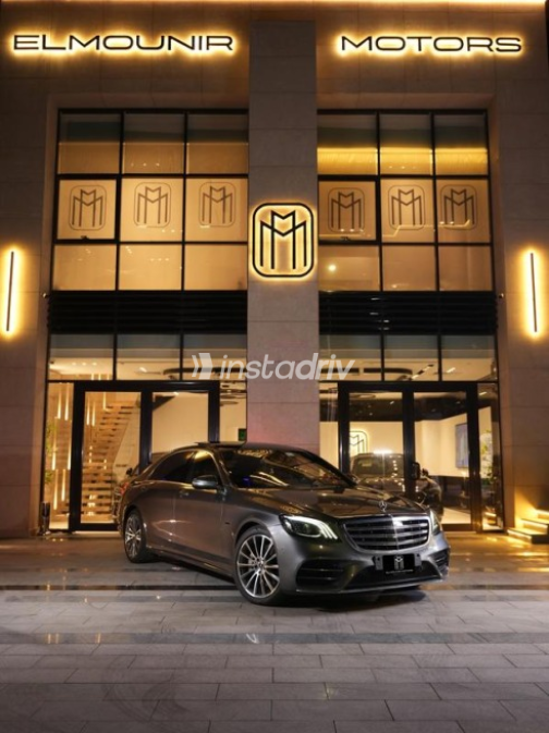 Mercedes S 560 2020 Gray Automatic Used for Sale in Sheikh Zayed City - 4