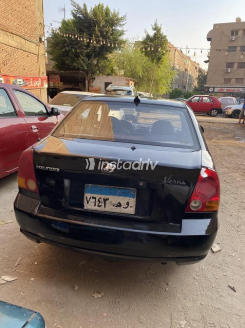 Hyundai Verna 2008 Black Automatic Used for Sale in Nasr city - 2