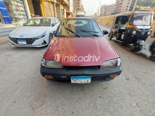 Suzuki Swift 1993 Red Manual Used for Sale in El Haram - 3