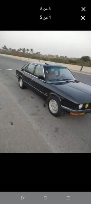 بي ام دبليو 518 1982 أسود يدوي مستعملة للبيع في القاهرة