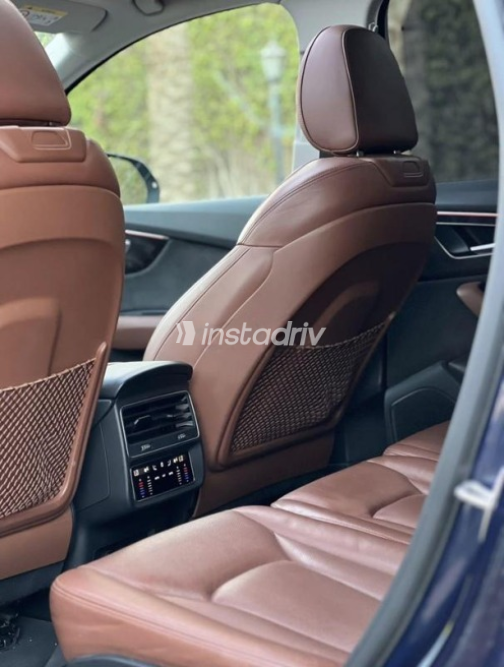 Audi Q7 2021 Dark Blue Automatic Used for Sale in Sheikh Zayed City - 7
