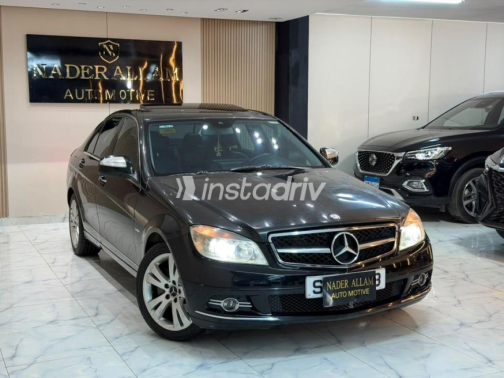 مرسيدس C 280 2008 أسود أوتوماتيك مستعملة للبيع في القاهرة - 3