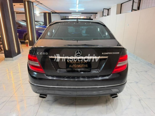 مرسيدس C 280 2008 أسود أوتوماتيك مستعملة للبيع في القاهرة - 7