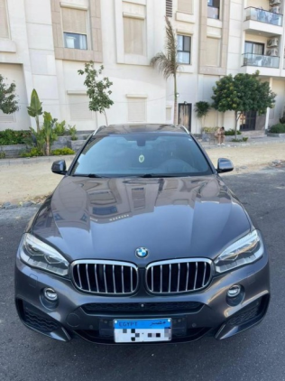 BMW X6 2016 Gray Automatic Used for Sale in Nasr city